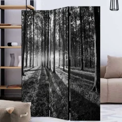 Paravents|Raumteiler*Pharao24 Paravent grau Mejan