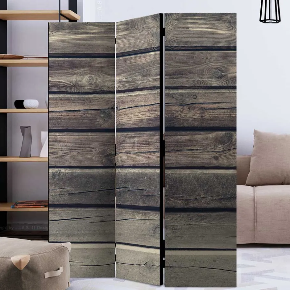 Pharao24 Paravent Holzoptik Linconia> Paravents|Raumteiler