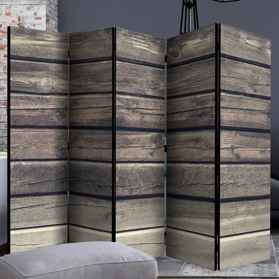 Pharao24 Paravent Holzoptik Linconia> Paravents|Raumteiler