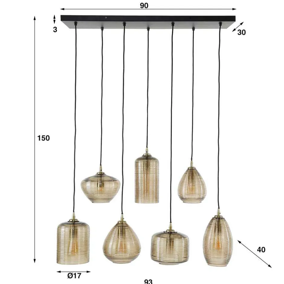 Lampen Und Leuchten*Pharao24 Pendelleuchte Culesco