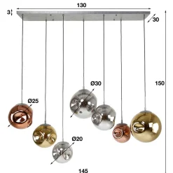 Lampen Und Leuchten*Pharao24 Pendelleuchte Huricondra