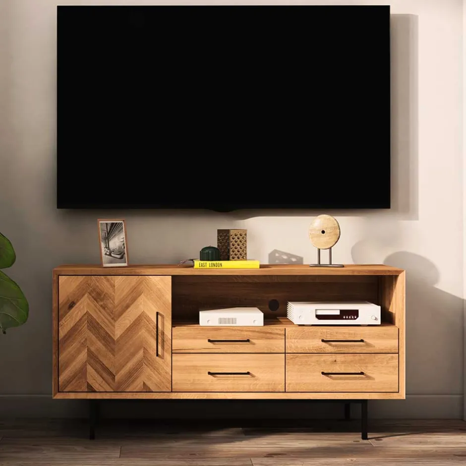 Pharao24 Phonomöbel Yalley> Fernsehtische|Massivholz Tv Möbel