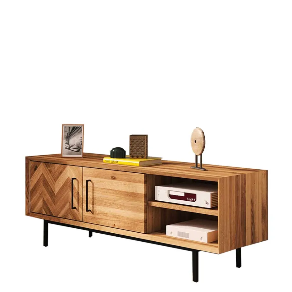 Pharao24 Phonoschrank Yalley> Massivholz Tv Möbel|Fernsehtische