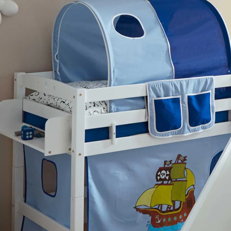 Pharao24 Pirat Spielbett Bilboa>Kinder Piratenbett|Kinderhochbetten