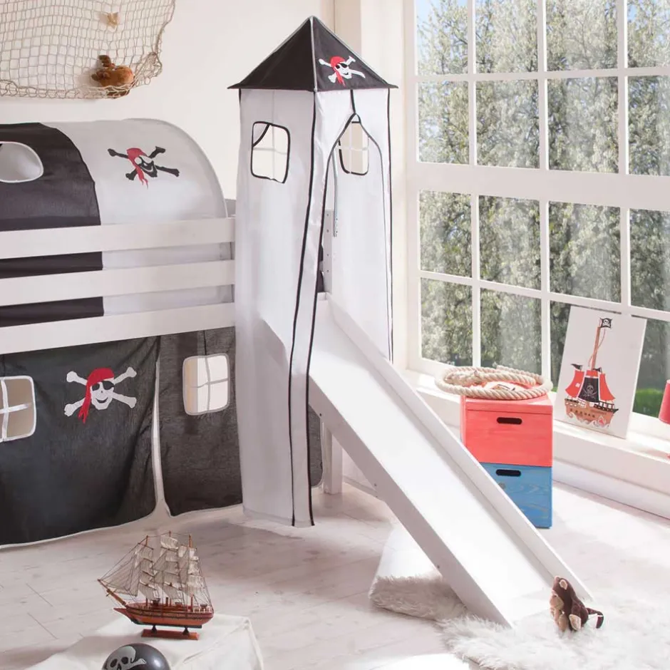 Spielbetten|Kinderhochbetten*Pharao24 Piratenbett Lyell