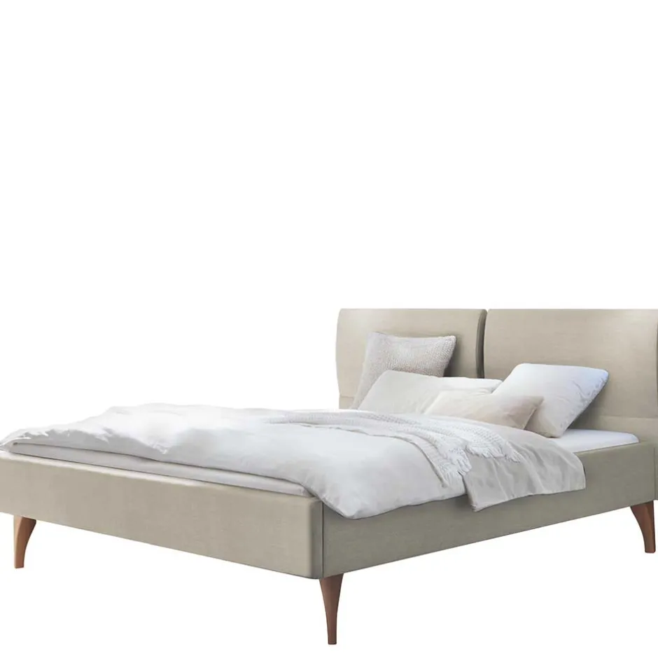 Pharao24 Polster Bett Beige Bakra> Polsterbetten