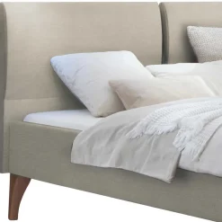 Pharao24 Polster Bett Beige Bakra><noscript><img width=