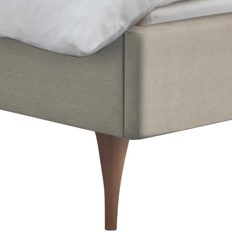 Pharao24 Polster Bett Beige Bakra> Polsterbetten