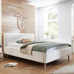 Pharao24 Polster Bett Cremeweiß Glorious> Komfortbetten|Polsterbetten