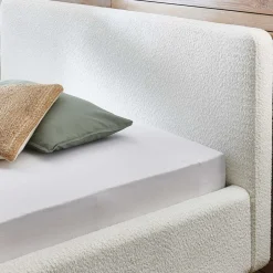 Komfortbetten|Polsterbetten*Pharao24 Polster Bett Cremeweiß Uarte