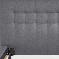 Pharao24 Polster Bett Hellgrau Ebruar><noscript><img width=