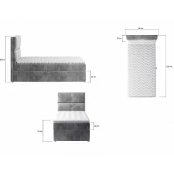 Pharao24 Polster Bett Homlet><noscript><img width=