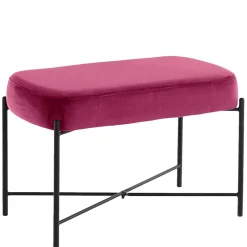 Pharao24 Polsterbank Samt Pink Ubaldo> Küchenbank|Polsterbänke