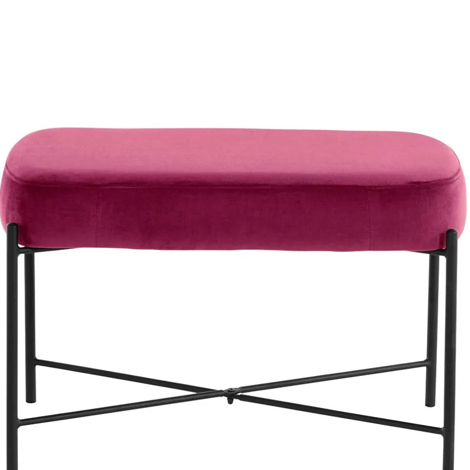 Pharao24 Polsterbank Samt Pink Ubaldo> Küchenbank|Polsterbänke