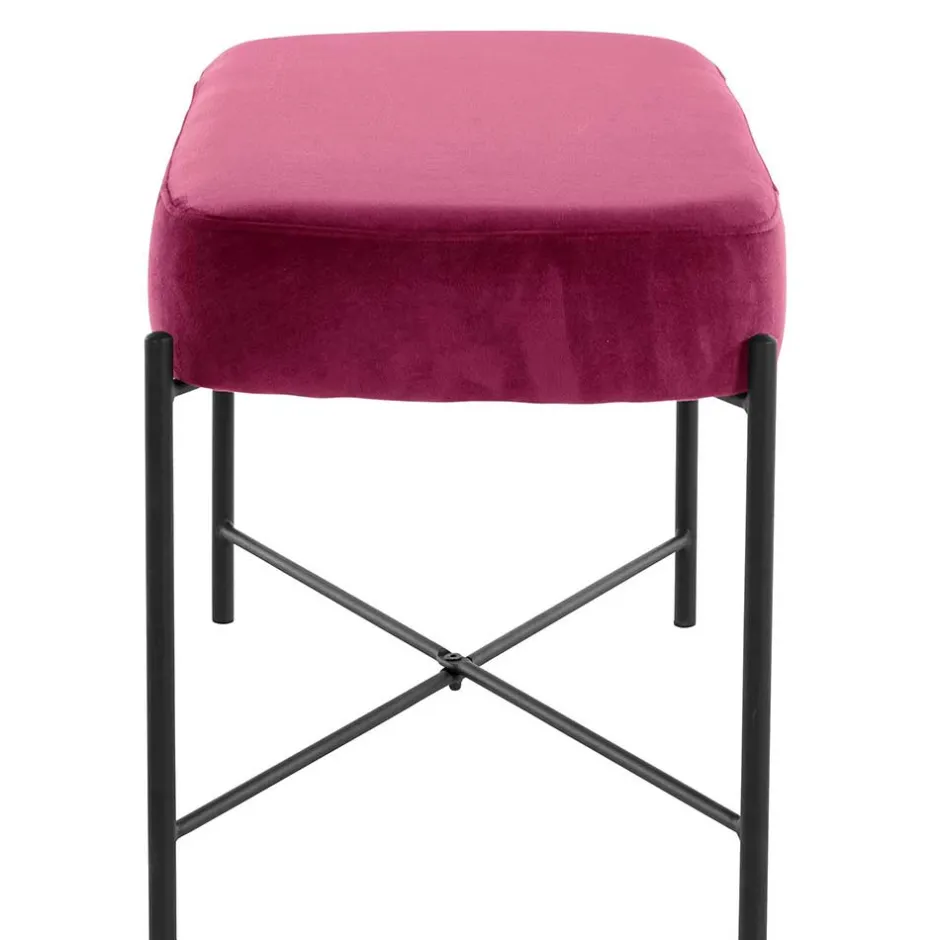 Pharao24 Polsterbank Samt Pink Ubaldo> Küchenbank|Polsterbänke