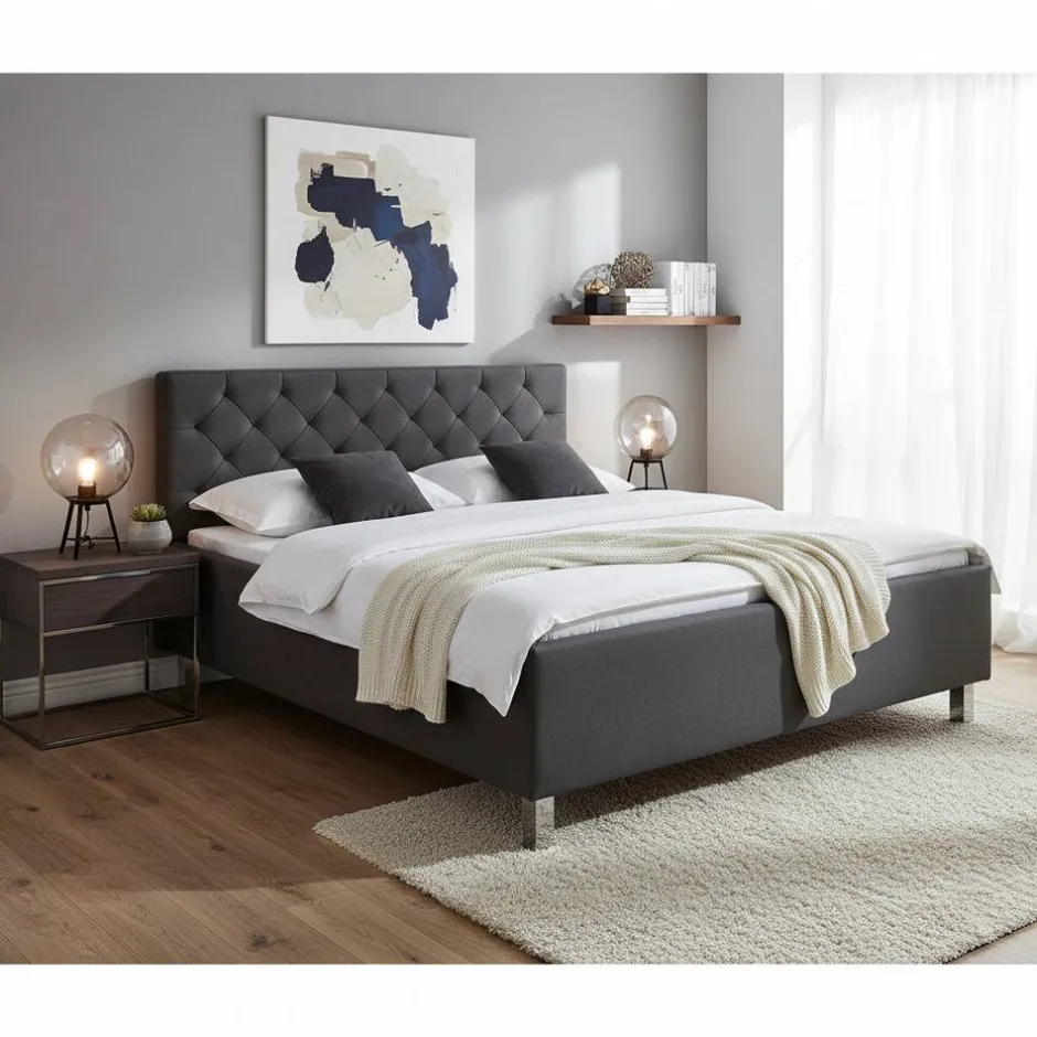 Pharao24 Polsterbett Earl> Doppelbetten|Funktionsbetten