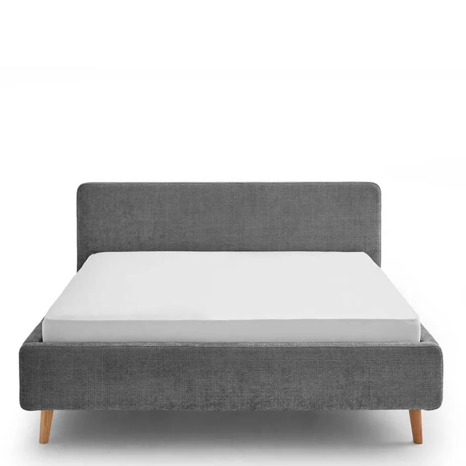 Pharao24 Polsterbett in Anthrazit Okudera> Komfortbetten|Polsterbetten