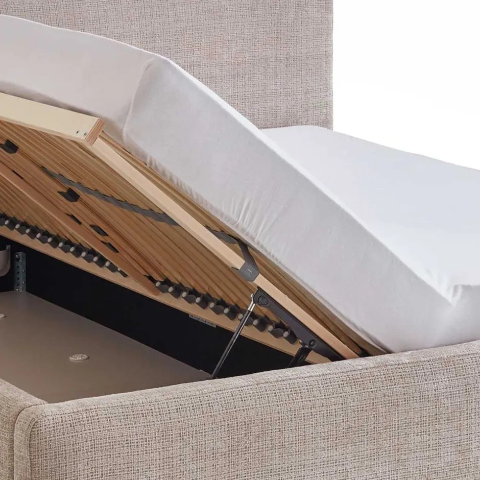Funktionsbetten|Schubkastenbetten*Pharao24 Polsterbetten Beige Atrios