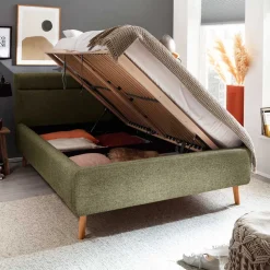 Funktionsbetten|Schubkastenbetten*Pharao24 Polsterbettgestell Oxana