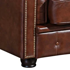 Pharao24 Polstergarnitur Leder braun Wengton><noscript><img width=