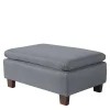 Hocker|Sitzhocker*Pharao24 Polsterhocker Jeansblau Rocket