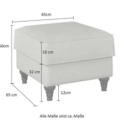 Sitzhocker|Hocker*Pharao24 Polsterhocker Mallorca