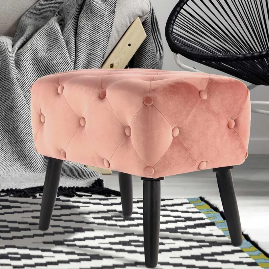 Sitzhocker*Pharao24 Polsterhocker Samine