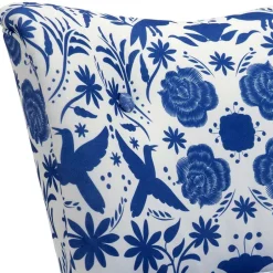 Pharao24 Polstersessel blau weiß Milan><noscript><img width=