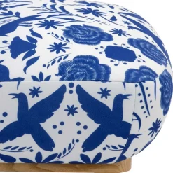 Pharao24 Polstersessel blau weiß Milan><noscript><img width=