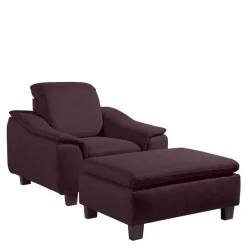 Relaxsessel*Pharao24 Polstersessel Bordeaux Rot Acsandrio