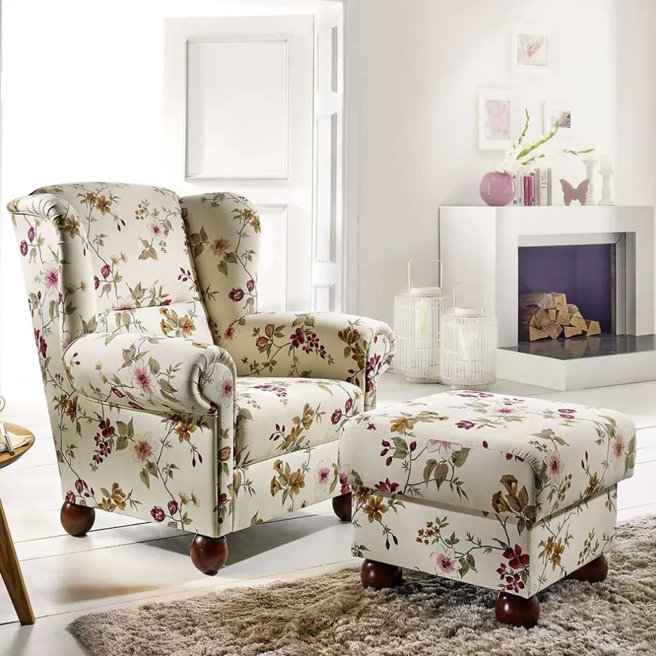 Pharao24 Polstersessel Cazryn> Ohrensessel