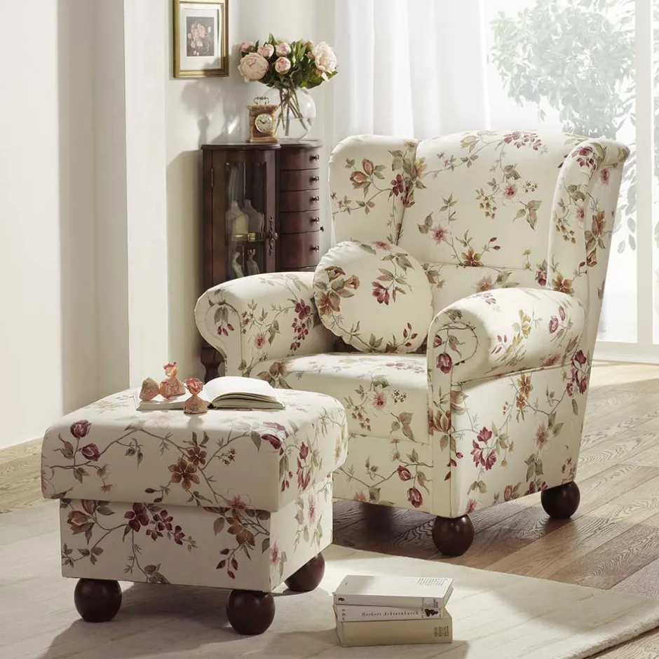 Pharao24 Polstersessel Cazryn> Ohrensessel