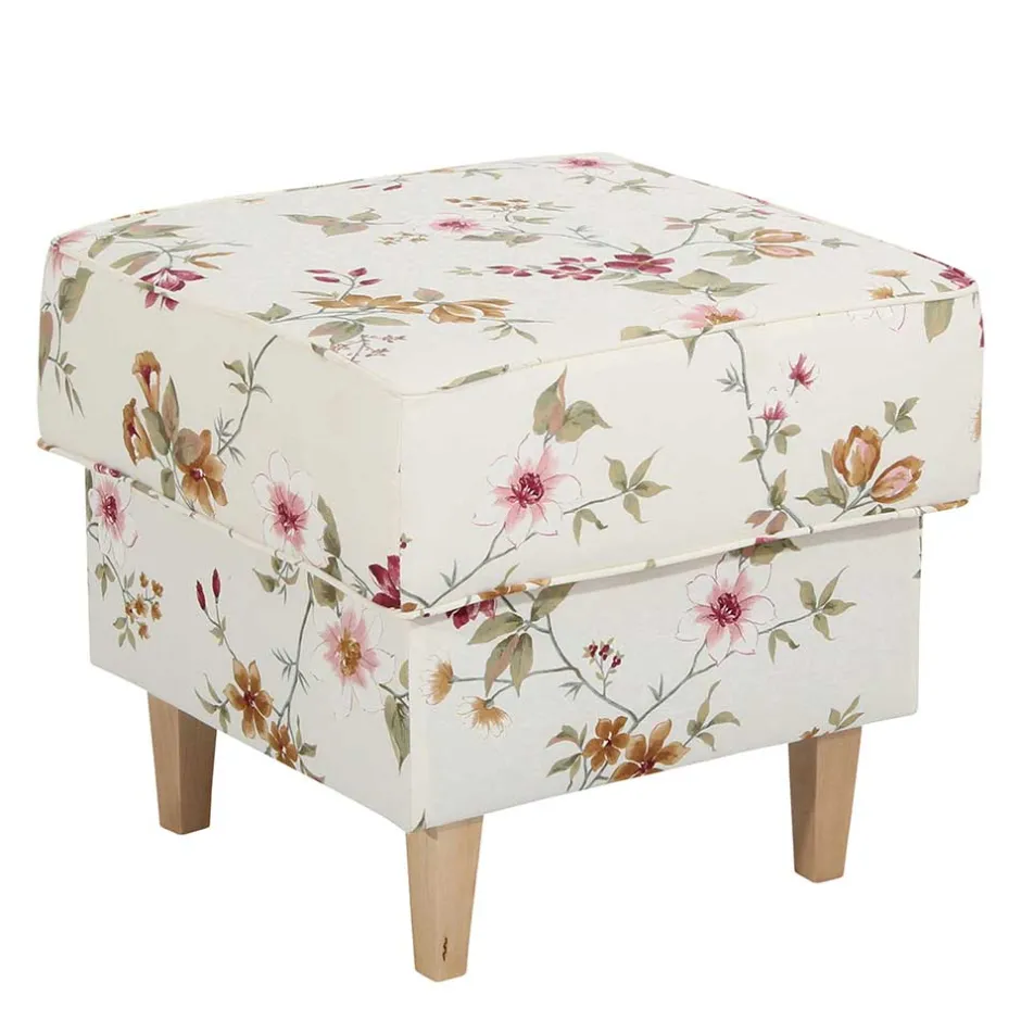 Pharao24 Polstersessel geblümt Foliage> Polstermöbel|Wohnzimmer Sessel