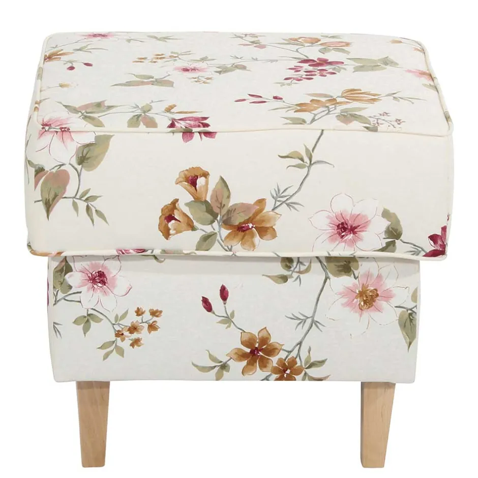 Pharao24 Polstersessel geblümt Foliage> Polstermöbel|Wohnzimmer Sessel