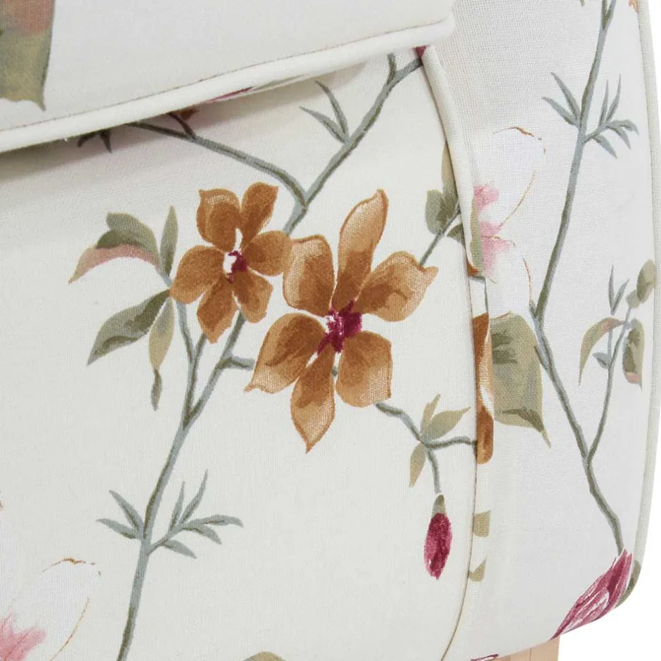 Pharao24 Polstersessel geblümt Foliage> Polstermöbel|Wohnzimmer Sessel