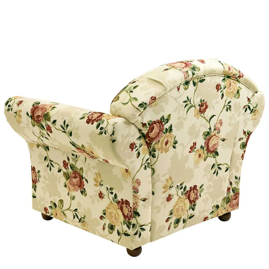 Wohnzimmer Sessel*Pharao24 Polstersessel Landhaus Marcs