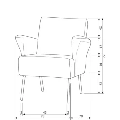 Pharao24 Polstersessel Praga><noscript><img width=