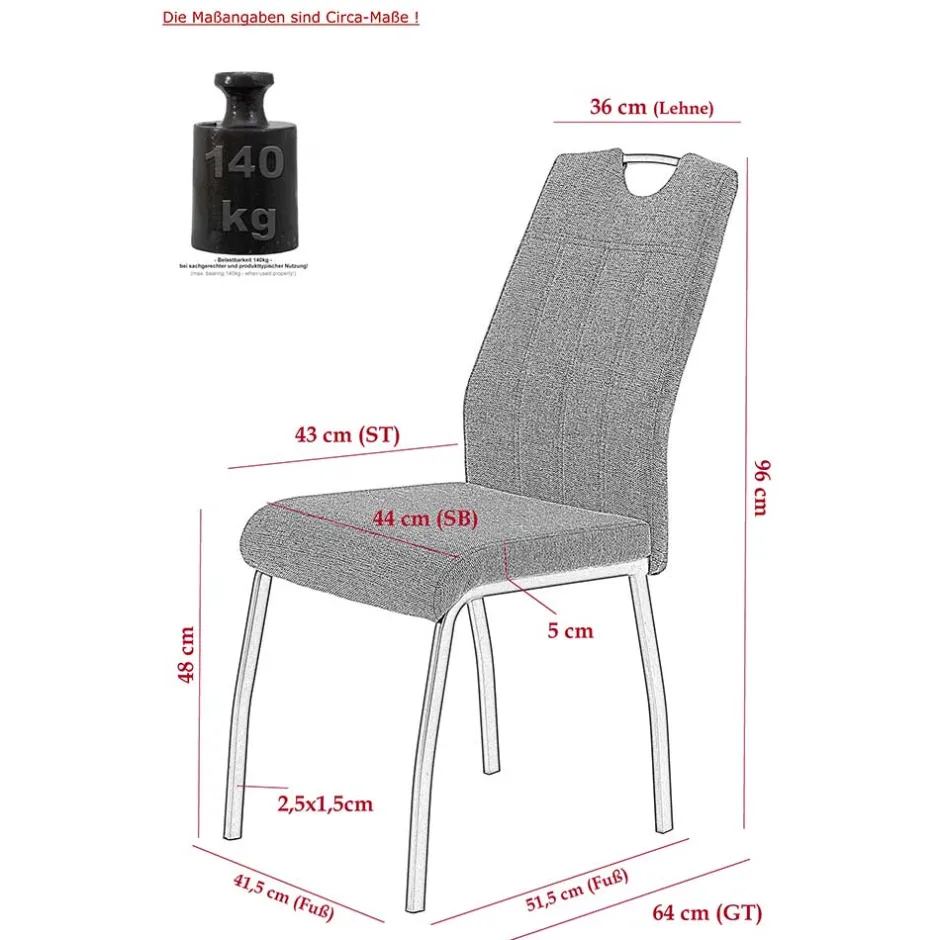 Pharao24 Polsterstühle Esszimmer Fancys> Hochlehner