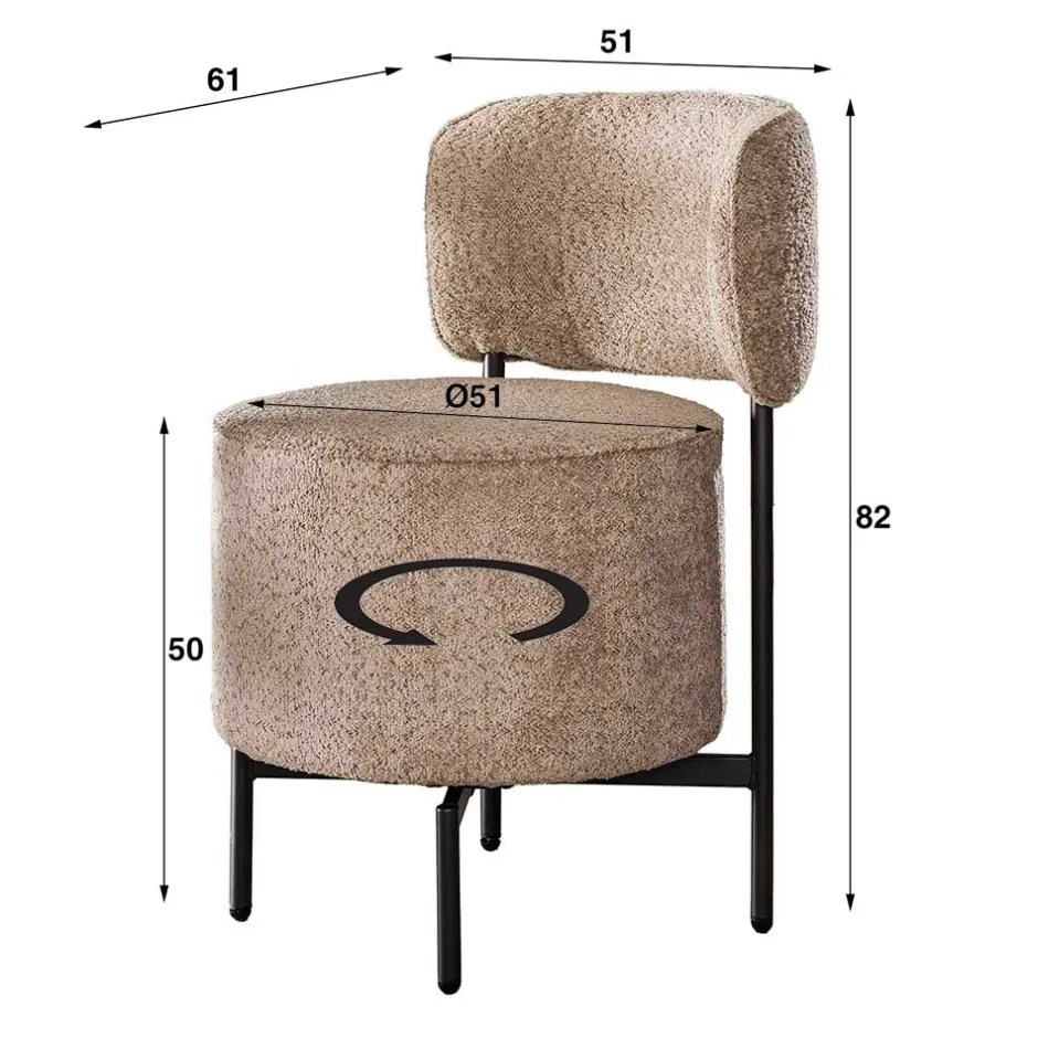 Küchenstühle|Esszimmerstühle*Pharao24 Polsterstuhl Emzilian