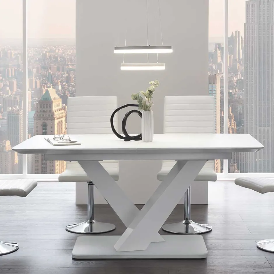 Glastische|Ausziehtische*Pharao24 Premium Esstisch Danny