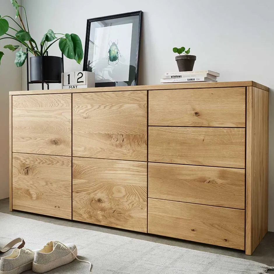 Pharao24 Premium Sideboard Inzinian> Massivholz Kommoden|Küchenkommode