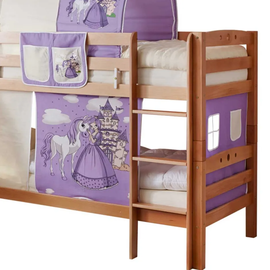 Kinderbetten|Etagenbetten*Pharao24 Prinzessin Rutschbett Neviska