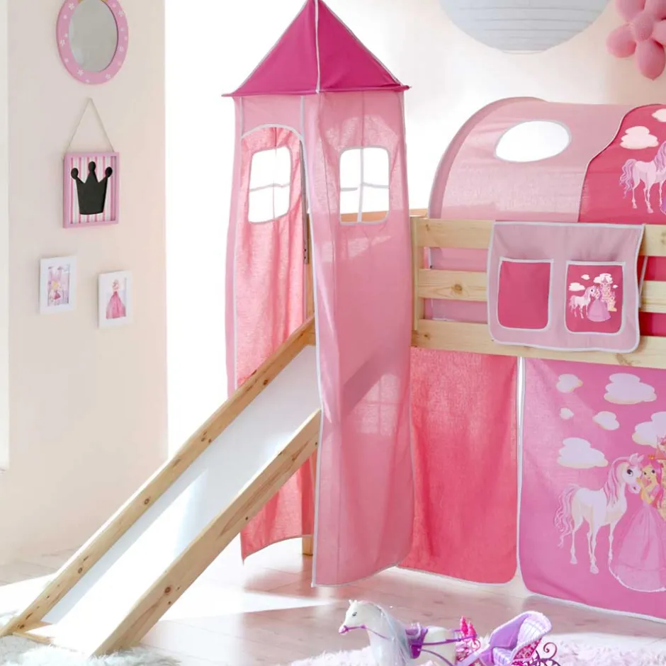 Kinderbetten|Kinderhochbetten*Pharao24 Prinzessinenbett Sappi