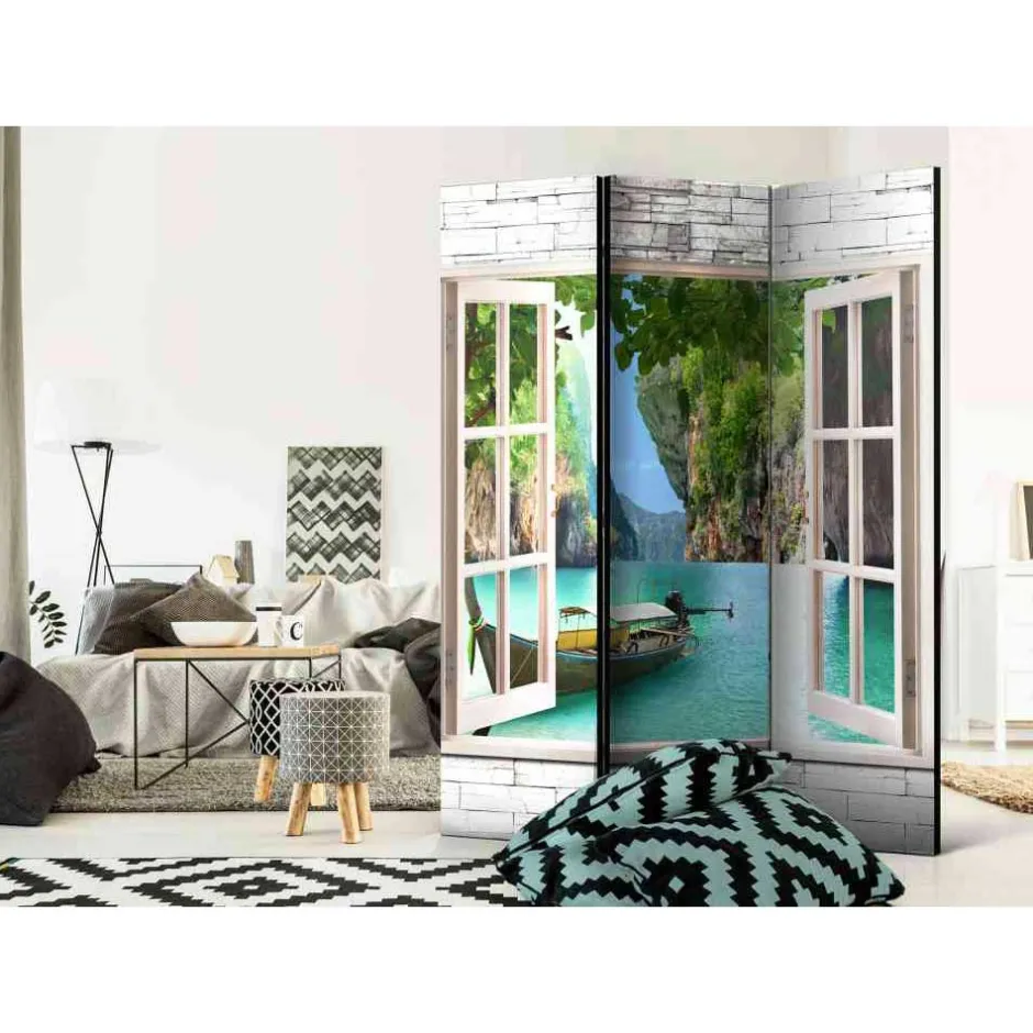 Paravents|Raumteiler*Pharao24 Raumteiler Paravent Rovakis