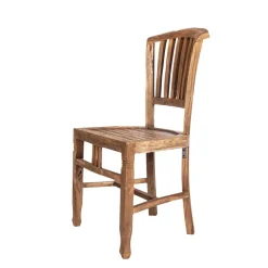 Massivholz Stühle*Pharao24 Recycling Holz Stuhl Goyas