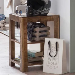 Wohnzimmerregale|Massivholzregale*Pharao24 Regal Mascolina