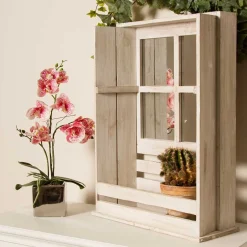 Massivholzregale|Standregale*Pharao24 Regal mit Spiegel Mailiona