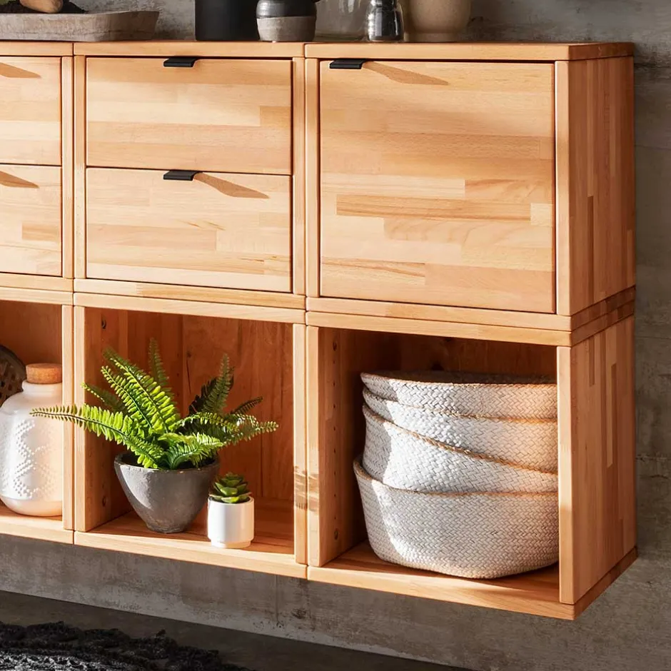 Pharao24 Regal Sanuel> Regalwürfel|Massivholzregale