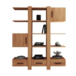 Wohnzimmerregale|Massivholzregale*Pharao24 Regalwand Lasmus