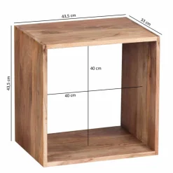 Regalwürfel|Massivholzregale*Pharao24 Regalwürfel Selvas